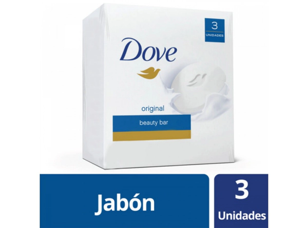 Jabon De Tocador Dove Cremoso Original x90g x3un
