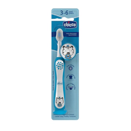 Cepillo De Dientes Chicco 3-6 Años Celeste