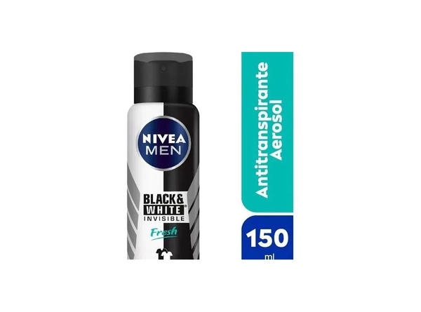 Antitranspirante Nivea Invisible Black&White Fresh x150ml