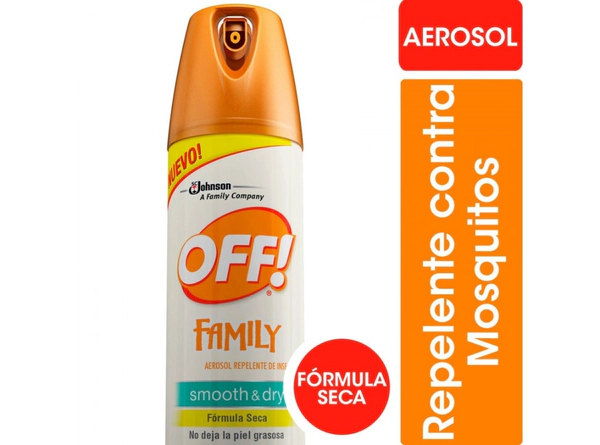 Repelente Para Mosquitos Off Aerosol Smoothydry Seco x114ml