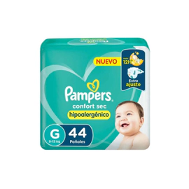 Pañales Pampers Confort Sec Grande X44Un