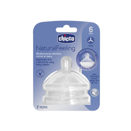 Tetina Feeling Natural +6 M Flujo Rapido X2 Un