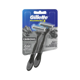 Maquina Afeitar Desechable Gillette Prestobarba Carbono 2 Unidades