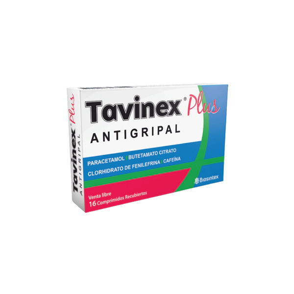 Tavinex Plus Antigripal X16 Comprimidos
