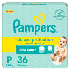 Pampers Pañales Deluxe Protection Talle Pequenos 36 Unidades