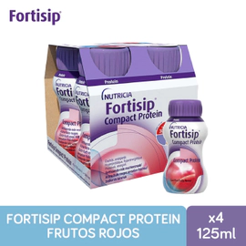 Suplemento nutricional protein frutos rojos (4 unidades de 125 ml)