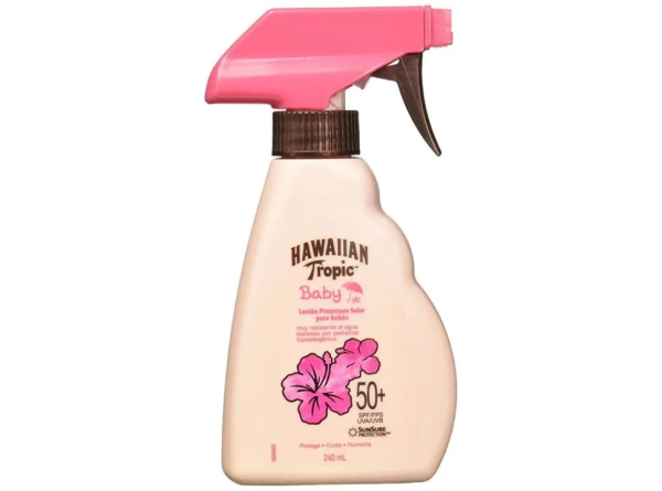 Protector Solar Hawaiian tropic Baby Con Rociador FPS 50 240Ml