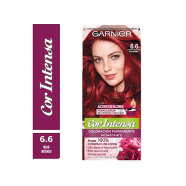 Kit Tintura Permanente Cor Intensa Tono 6.6