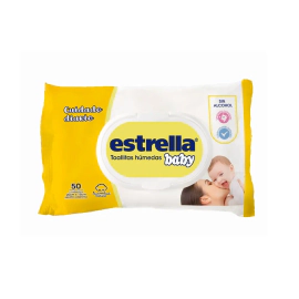 Estrella Baby Toallitas Húmedas Cuidado Diario 50U