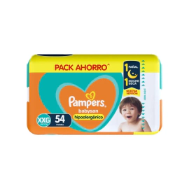 Pañal Pampers Babysan Xxg Superpack X54U