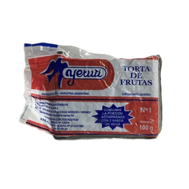 Torta de frutas n1 por 100 gr
