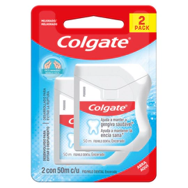 Hilo Dental Colgate Nylon 50 M 2 U