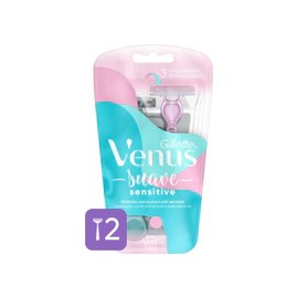 Maquina Afeitar Desechable Venus Simply 3 Sensitive X2Un