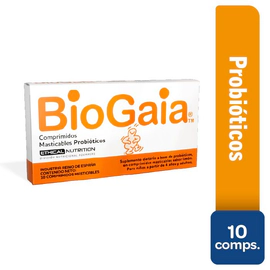 Biogaia Probioticos X 10 Comprimidos Masticables