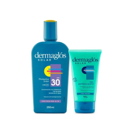 Dermaglós Combo Protección Solar Emulsión Fps30 + Post Sola