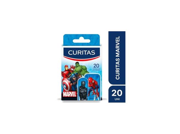 Apósito Adhesivo Curitas Marvel x20un
