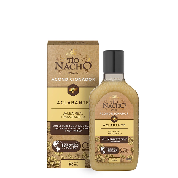 Acondicionador Reparacion Profunda Tio Nacho Anti-daño 200ml Fórmula Aclarante