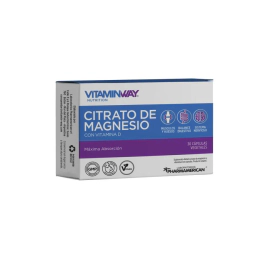 Vitamin Way Citrato De Magnesio Con Vitamina D 30 Cáps
