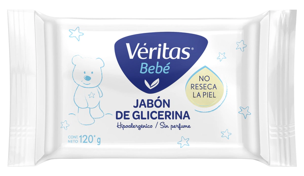 Jabón glicerina bebe por 120 grs
