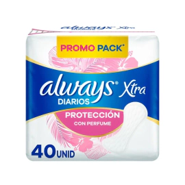 Always Xtra Diarios Con Perfume Protectores Diarios 40 Un