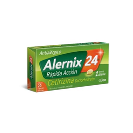 Alernix 24 Cetirizina 20 Cápsulas