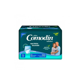 Ropa Interior Descartable Comodin Talle G X8Un