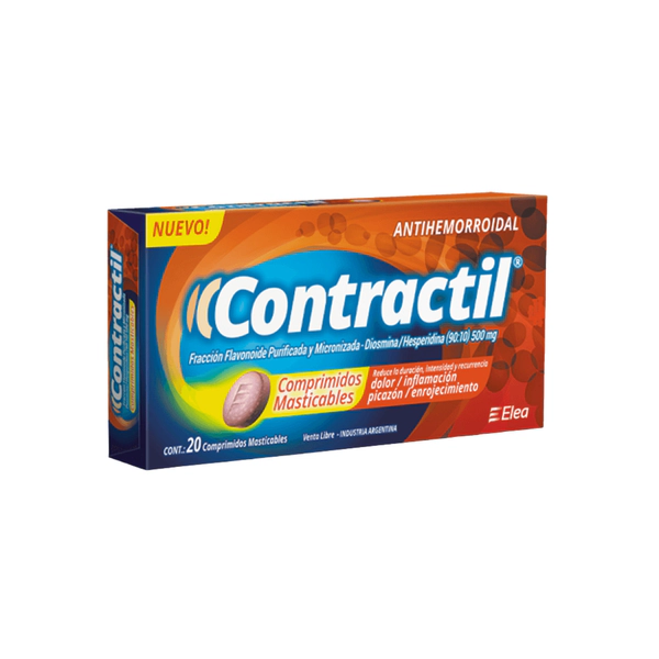 Contractil Antihemorroidal X20 Comprimidos Masticables