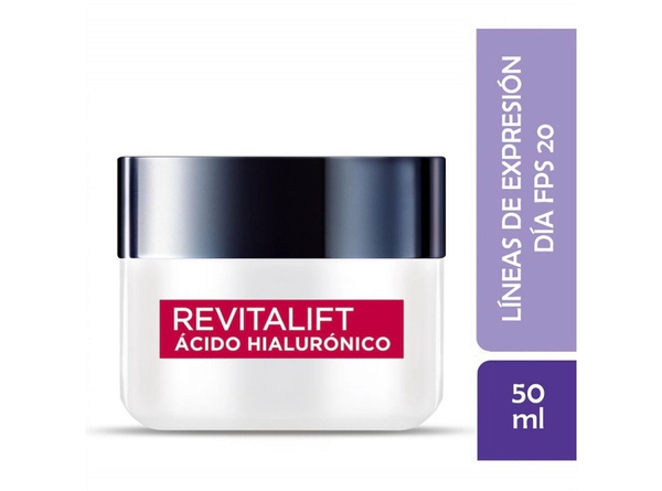 Crema L´Oréal Paris Revitalift Acido Hialulronico Día 50 Ml