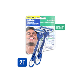 Gillette Derma Protección Máquina Afeitar Descartable 2 Uds