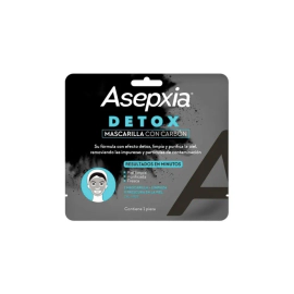 Asepxia Mascarilla Detox Con Carbón 1 Unidad
