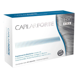 By Derm Capilar Forte Suplemento Dietario 60 Caps