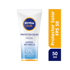 Protector Solar Facial Nivea Sun Fps50 Antibrillo X50Ml