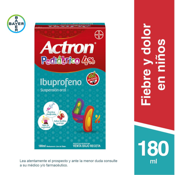 ACTRON PEDIATRICO 4% SUSP. ORAL x 180 ml