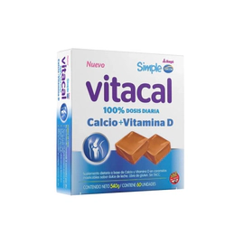 Simple Vitacal Caram. Mast. X 60