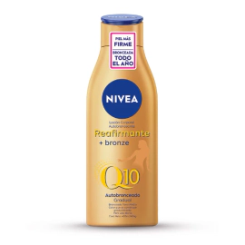 Crema Corporal Nivea Autobronceante Reaf + Bron Q10 X400Ml
