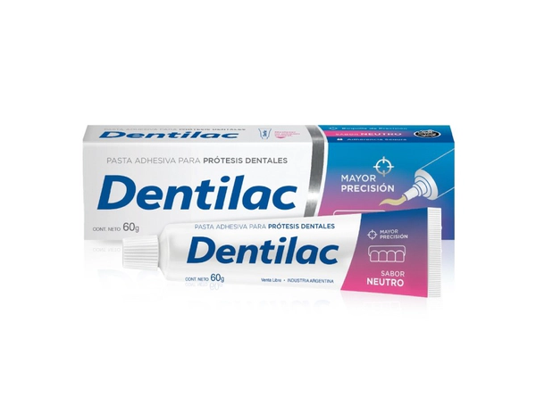 Dentilac Crema Adhesiva Para Protesis Sin Sabor 60g
