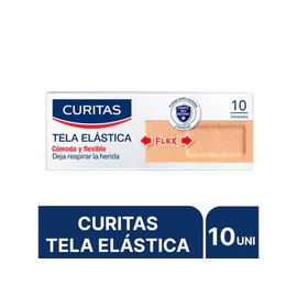 Apósito Adhesivo Curitas Tela Elástica X10Un