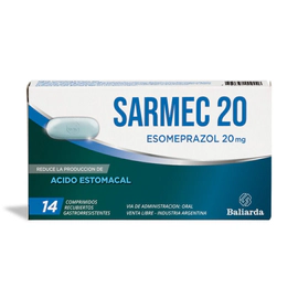 Sarmec 20 Mg 14 Comprimidos