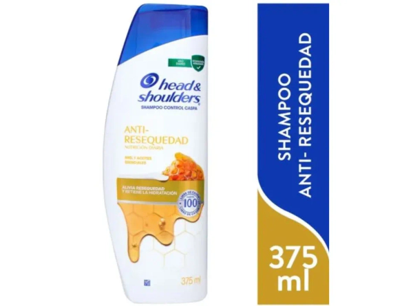 Shampoo Head & Shoulders Nutrihoney 375 Ml
