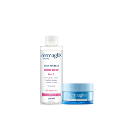 Kit Facial Dermaglós Rutina De Día Ultra Hidratación