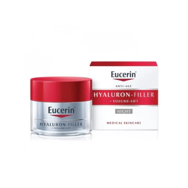 Crema De Noche Eucerin Hyaluron Filler + Volume Lift X50Ml