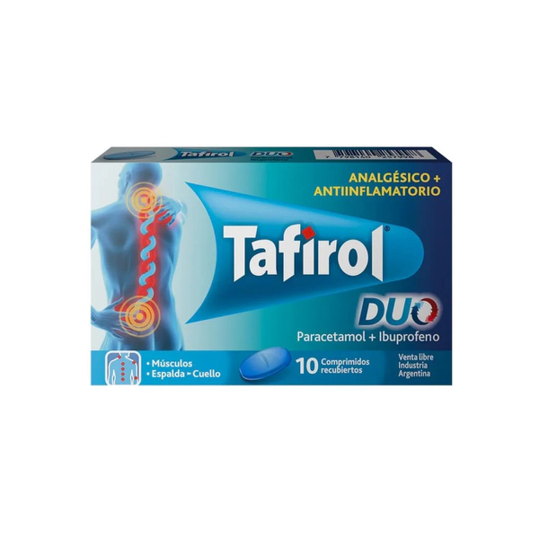 Tafirol Dúo X10 comprimidos