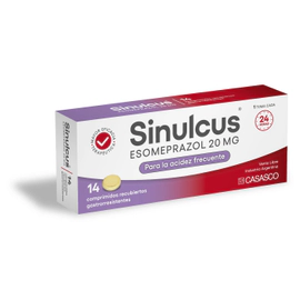 Antiácido Sinulcus 20mg Esomeprazol 14 comprimidos