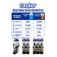 Combo Jarabe Para Granita Tasker 3 Sabores Frutales X12 Kg