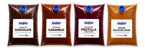 Salsas En Baguin Combinado 4 Sabores Para Helados (3kg C/u) Surtido