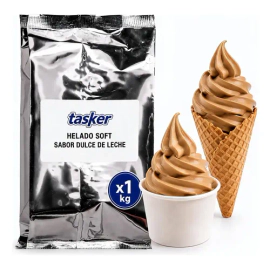 Premezcla Polvo Para Helado Soft Tasker X1kg Dulce De Leche