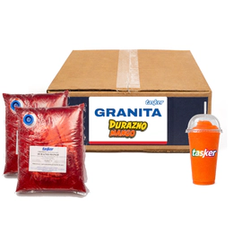 Premezcla Jugo Granizado Granita Durazno/mango Tasker X 14kg