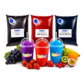 Combo Jarabe Para Granita Tasker 3 Sabores Frutales X12 Kg