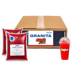 Base Líquida Para Granita Tasker  Caja X 14 Kg Sabor Extreme Sandía Extreme