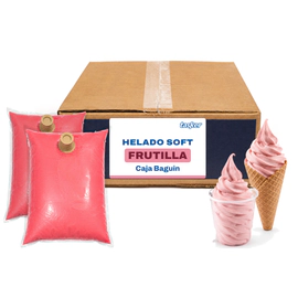 Premezcla Líquida Helado Soft Tasker Larga Vida Frutilla 10l